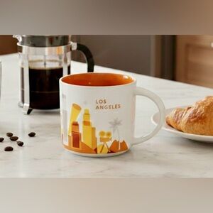 Starbucks Los Angeles You Are Here Mug Hollywood Movies Coffee Cup 14oz